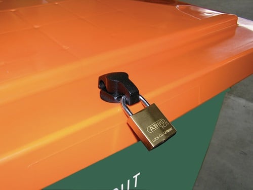 CRAEMER Streugutbehälter L790xB605xH775mm 210l HD-PE grün/orange