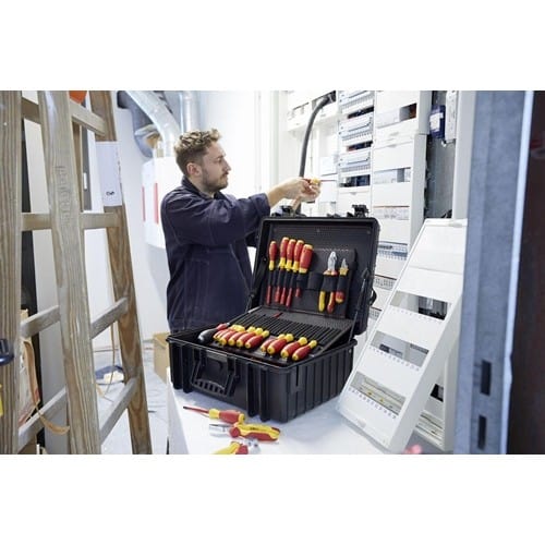 WIHA Werkzeugsortiment XL 80-tlg.im Schutzkoffer f.Elektriker WIHA