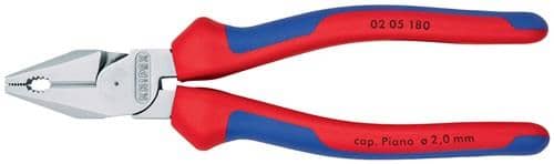 KNIPEX Kraftkombizange L.180mm verchr.Comfort-Griff KNIPEX