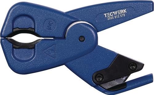 TECWERK Kunststoffwellrohrschneider f.Rohre 15-45mm Magnesium-Druckguss TECWERK