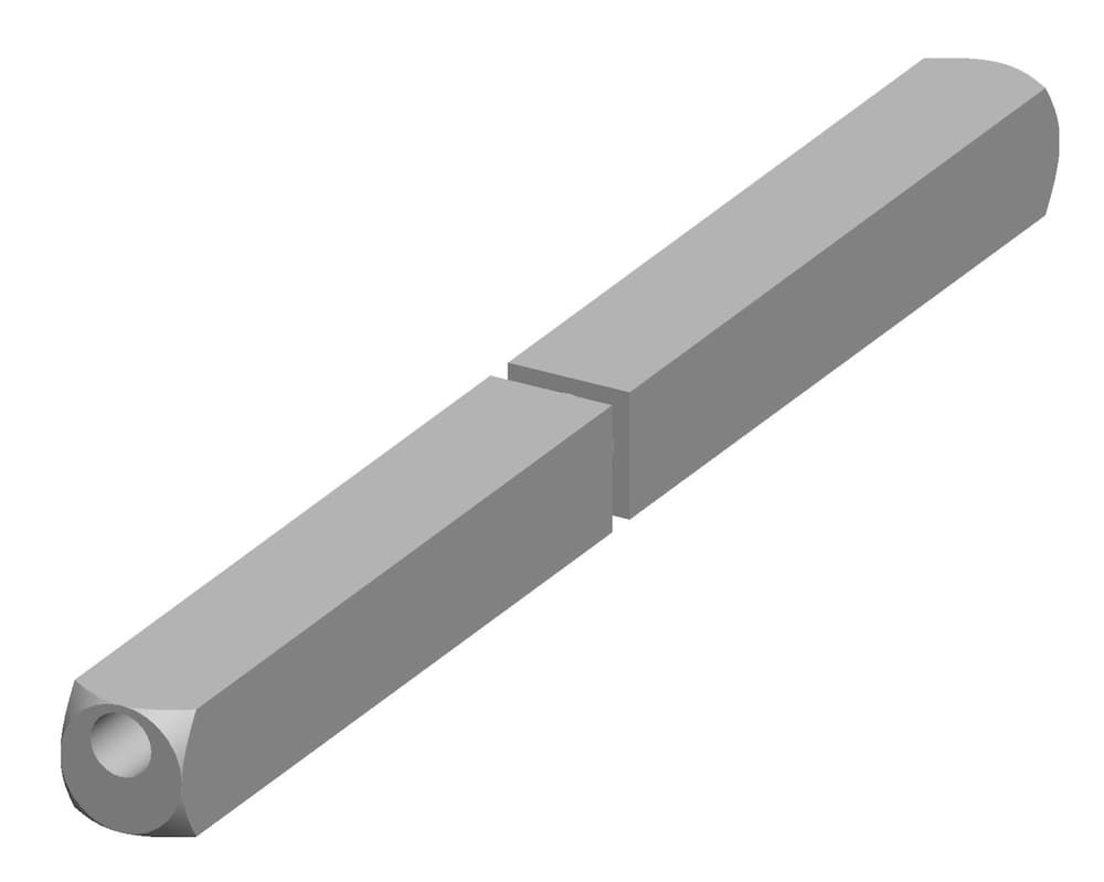 HERMAT Antipanikstift 4017.P, 180 mm, 9 mm