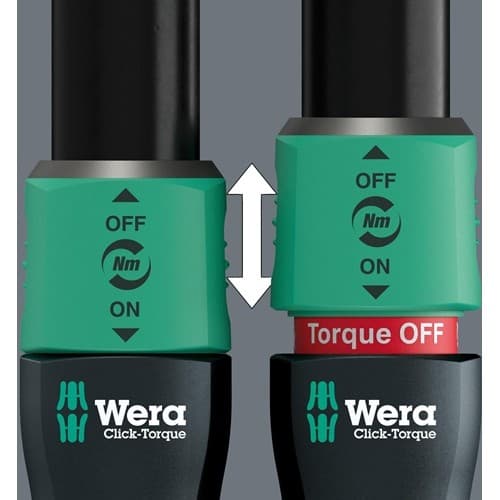 WERA Drehmomentschlüssel Click-Torque Lock C 3 R/L 1/2 Zoll 40-200 Nm WERA