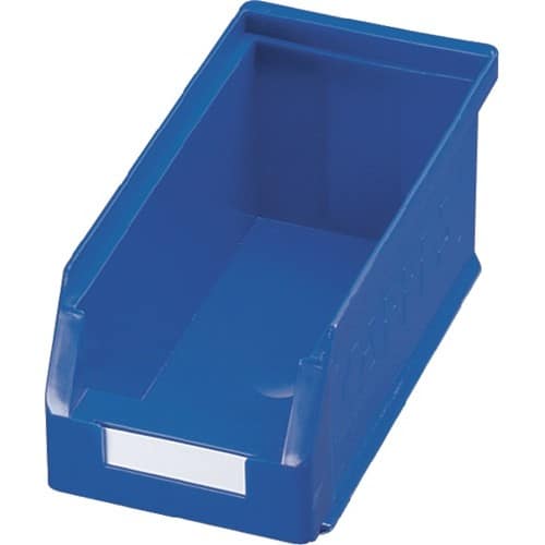 RASTERPLAN Sichtlagerkasten L290xB140xH130mm PE blau RASTERPLAN