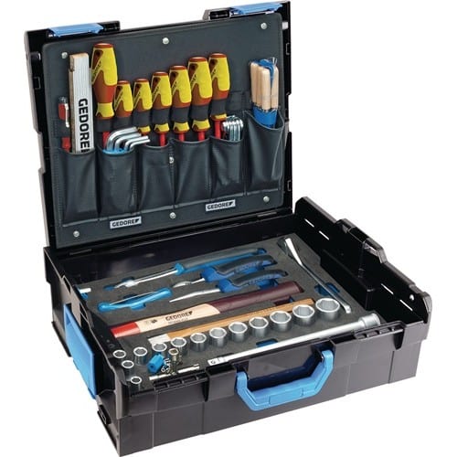 GEDORE Werkzeugsortiment 1100-01 58-tlg.allgemeines Handwerk L-Boxx GEDORE