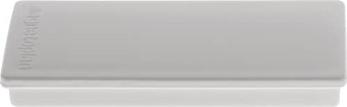 MAGNETOPLAN Rechteckmagnet B55xT22xS8mm grau MAGNETOPLAN