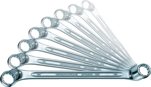 STAHLWILLE Doppelringschlüsselsatz 20/12 12-tlg.SW 6-32mm tief gekr.STAHLWILLE