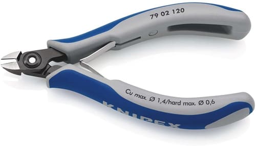 KNIPEX Präzisions-Elektronik-Seitenschn.L.120mm Form 0 Facette ja,sehr kl.pol.KNIPEX