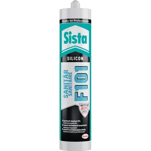 SISTA Sanitärsilikon F101 transp.300 ml Kartusche SISTA