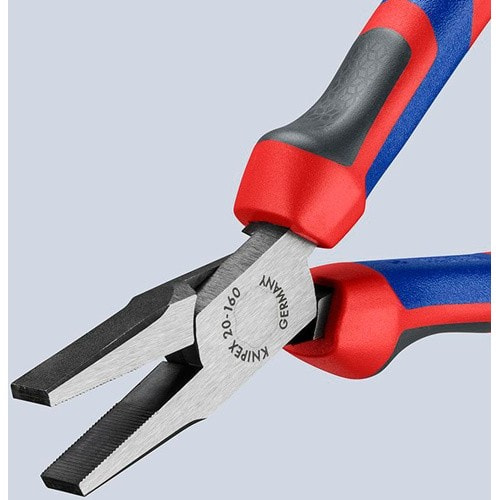 KNIPEX Flachzange Gesamt-L.160mm Kopf pol.schwarz atram.Comfort-Griff KNIPEX
