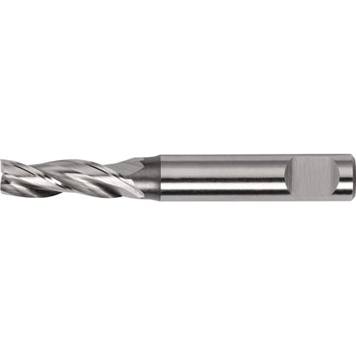 TECWERK Minibohrnutenfräser D.2,5mm HSS-Co8 Weldon Z.3 lang TECWERK