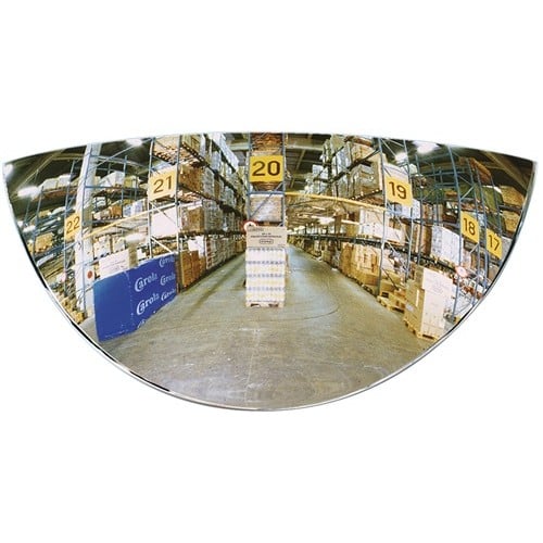 SPL Gabelstaplerspiegel H128xB258mm 180 Grad Sichtfeld 1m SPL