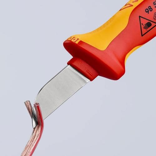 KNIPEX Kabelmesser L.190mm Klingen-L.50mm VDE67g Mehrkomponentengriff KNIPEX