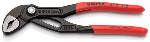 KNIPEX Wasserpumpenzange Cobra® L.150mm Spann-W.30mm pol.Ku.-Überzug KNIPEX