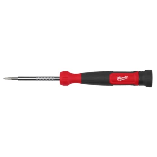MILWAUKEE inkl. 2 Wende-Bits PH/SL Feinschraubendreher 4 in 1