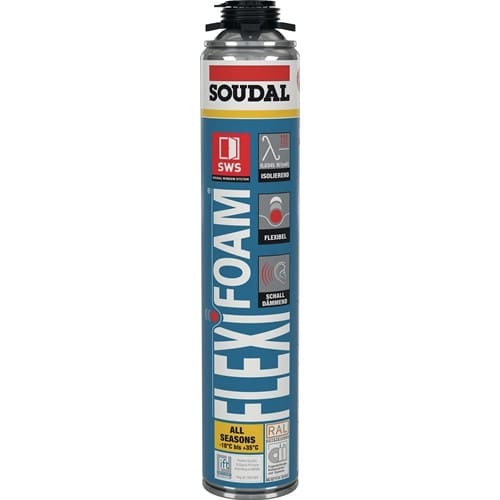 SOUDAL 1K-Pistolenschaum FLEXI FOAM 750 ml B2 blau o.Einw.-Handsch.Dose SOUDAL