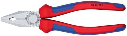 KNIPEX Kombizange L.200mm verchr.Comfort-Griffe KNIPEX
