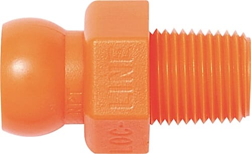 Gewindenippel Größe 1/4 ″ Beutel mit 4 Stück LOC-LINE