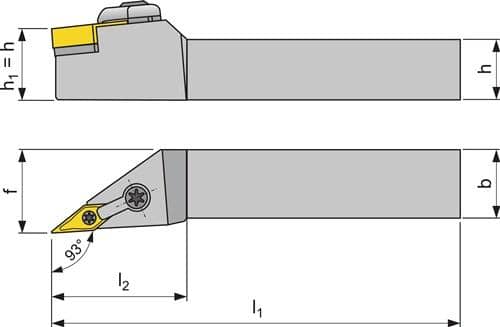 Klemmdrehhalter Außendrehen TECWERK