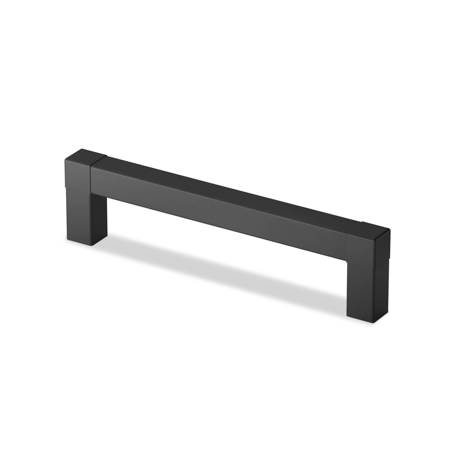 HETTICH Griff Cadro, Bohrabstand 128, L 140.5 mm, B 12.5 mm, H 35 mm, Schwarz matt, 9298816