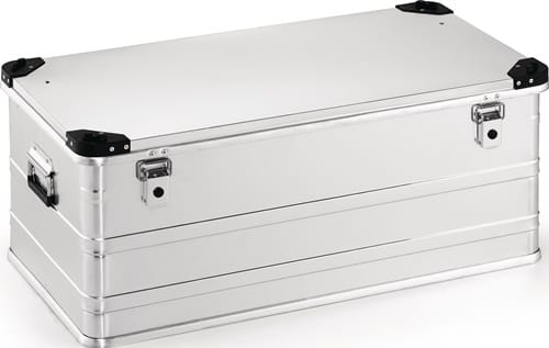 Nordwest Aluminiumbox L902xB495xH380mm 140l m.Klappverschluss u.Stapelecken