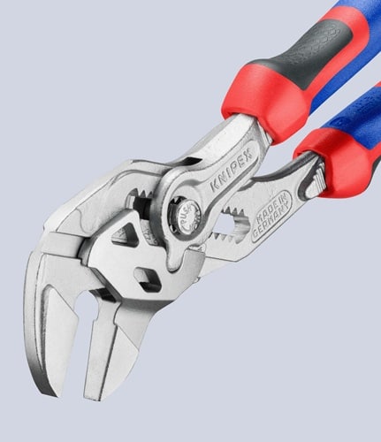 KNIPEX Zangenschlüssel L.180mm Spann-W.40mm verchr.Mehrkomp.-Hülle KNIPEX