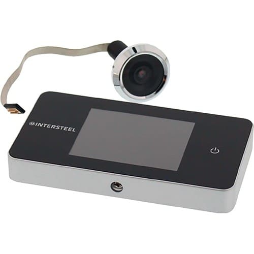 INTERSTEEL Digitaler Türspion Basic Ku.silber 100Grad 38 mm/110mm INTERSTEEL