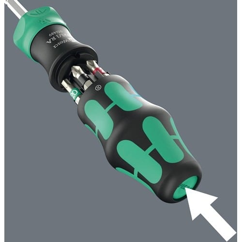 WERA Magazinbithalter Kraftform Kompakt 28 RA 6-tlg.WERA
