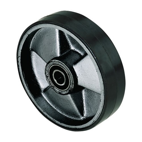 PFAFF Lenkrad PU Naben-L.43mm Rad-B.50mm D.200mm Ku.-Felge PFAFF