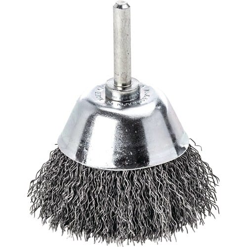 LESSMANN Rundbürste STB Schaft 6mm Drahtstärke 0,30mm Stahldraht STA 20mm
