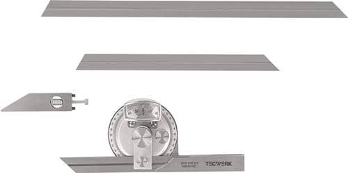 TECWERK Universalwinkelmessersatz Schienen-L.150/200/300mm TECWERK