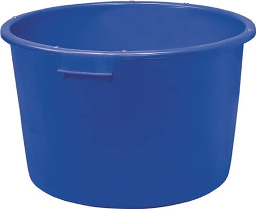 Mörtelkübel 90l m.verstärktem BD blau