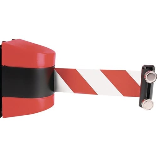 EICHNER Gurtkassette rot f.Gurt-L.4,6m rot/weiß beids.magn.