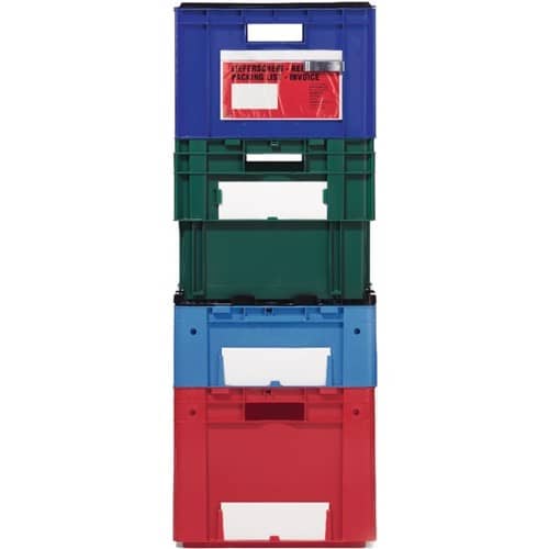 LA-KA-PE Drehstapelbehälter PP rot L600xB400xH420mm LA-KA-PE