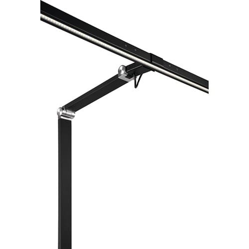 Schreibtischleuchte Alu/KU schwarz H.720mm m.Tischklemme m.LED
