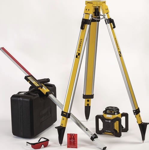STABILA Rotationslaserset LAR 160 7-teilig 5Grad STABILA