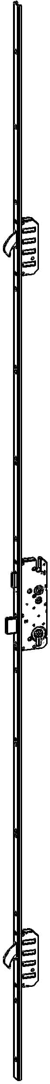 WINKHAUS Mehrfachverriegelung STV U2480 M2, 8/92, Falle Standard, Stahl
