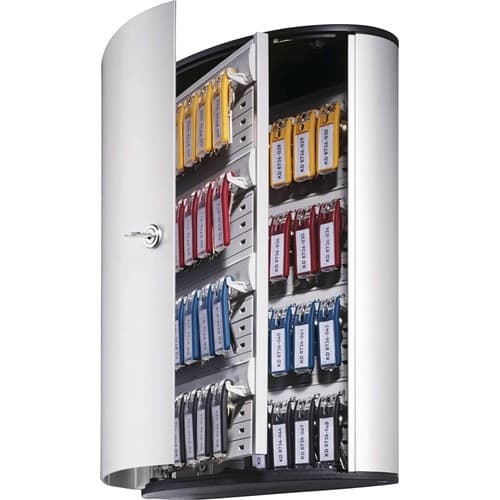 DURABLE Schlüsselschrank Key-Box H400xB302xT118mm 1-türig Zylinderschl.Anz.Hak.72