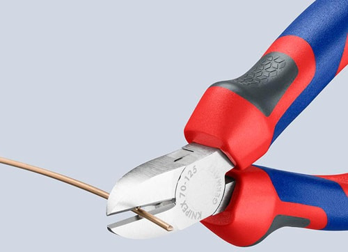 KNIPEX Seitenschneider L.125mm Kopf verchr.Comfort-Griff KNIPEX