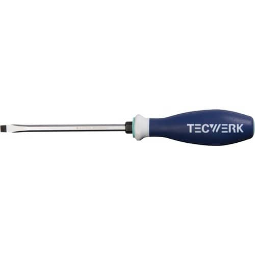 TECWERK Schraubendreher Schneiden-B.6,5mm Klingen-L.125mm 3K-Griff 6-KT.-Kl./Ans.TECWERK