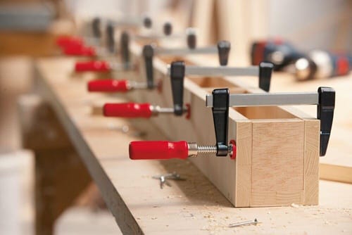 BESSEY Druckgussschraubzwinge LM Spann-W.250mm A.80mm Holzgriff 20x5mm BESSEY