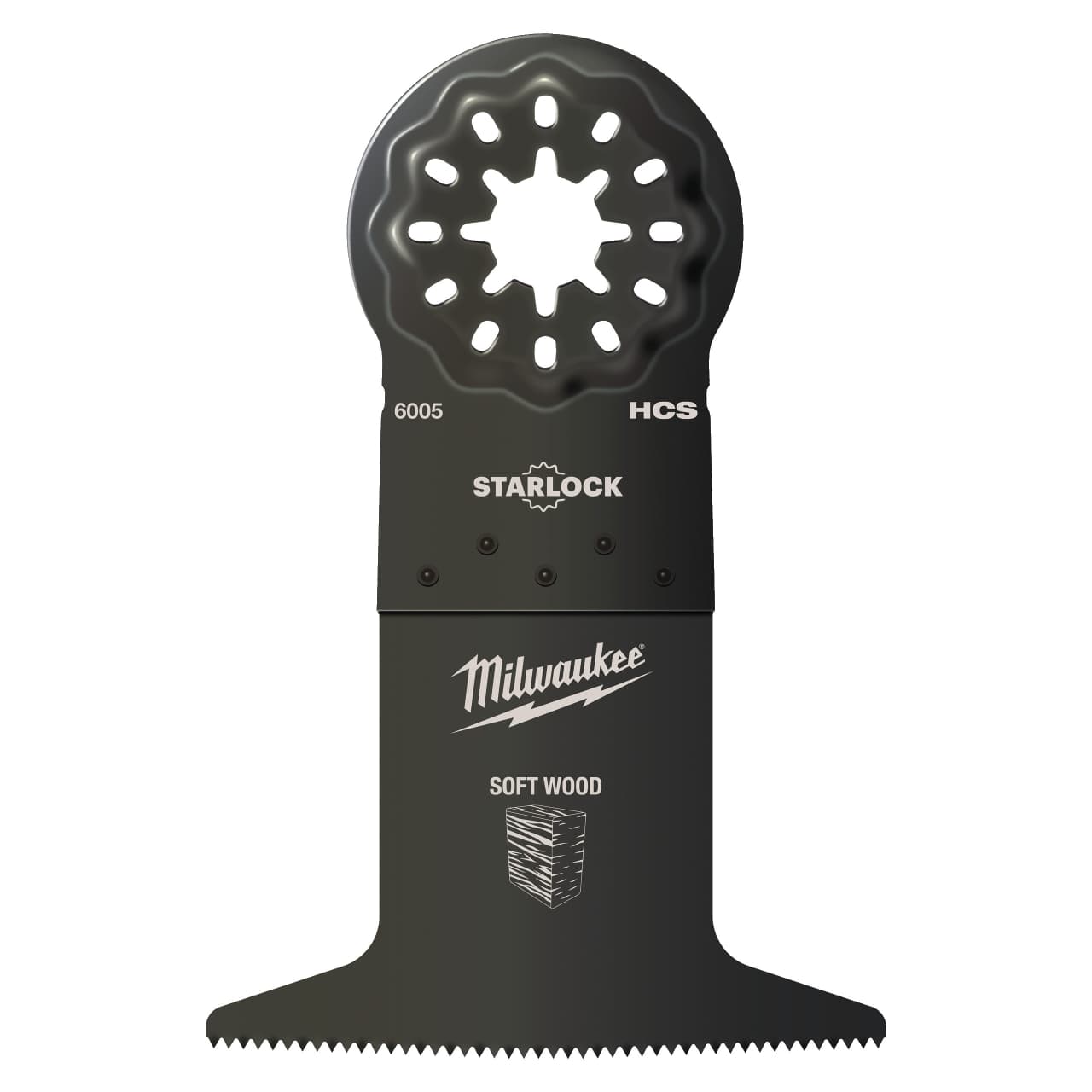 MILWAUKEE 65 x 42 mm Multitool Starlock Tauchsägeblatt für Schnitte in Holz