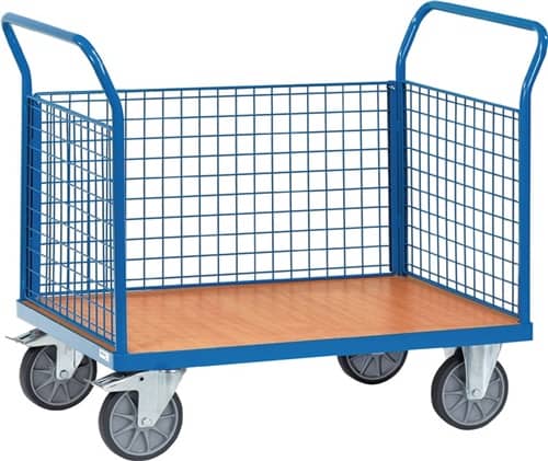 FETRA Dreiwandwagen Ladeflächen-L1000xB600mm Drahtgitter