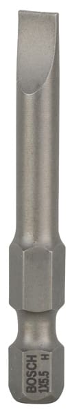 BOSCH Schrauberbit Extra-Hart S 1,0 x 5,5, 49 mm, 3er-Pack
