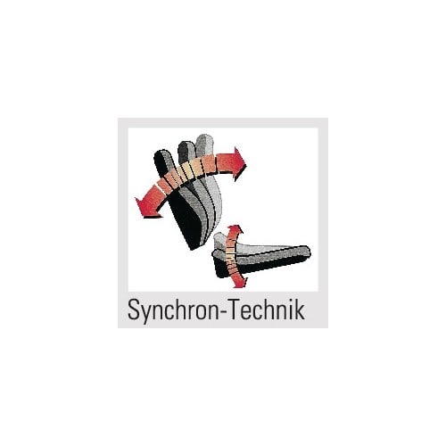 TOPSTAR Bürodrehstuhl m.Synchrontechnik schwarz/schwarz 420-540mm o.Armlehnen Trgf.110kg