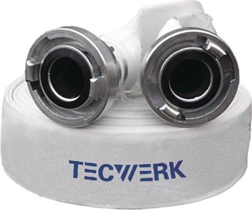 TECWERK Bau-/Industrieschlauch ID 50mm L.20m weiß TECWERK