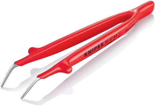 KNIPEX Präzisionspinzette L.150mm 45Grad gew.verchr.KNIPEX