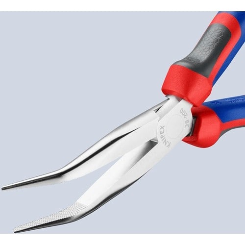 KNIPEX Mechanikerzange L.200mm Form 2 40Grad gew.Comfort-Griff verchr.KNIPEX