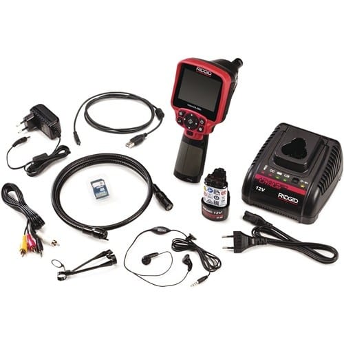 RIDGID Akku-Inspektionskamera micro CA-350x 3,5 Zoll 320x240 17mm LED 4