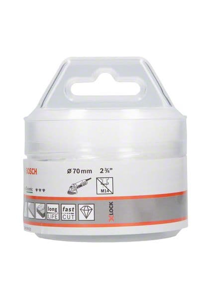 BOSCH Diamanttrockenbohrer X-LOCK Best for Ceramic Dry Speed, 70 x 35 mm