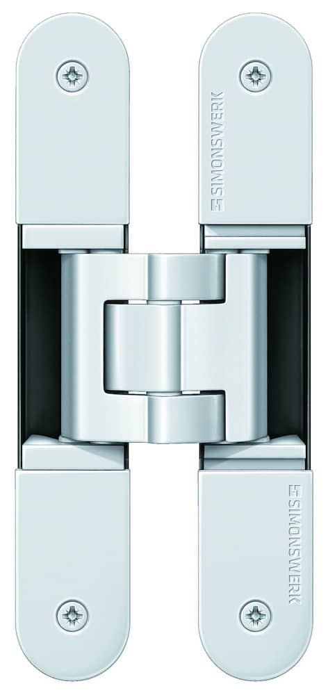 SIMONSWERK Verdecktliegendes Türband TECTUS® TE 340 3D, verkehrsweiß